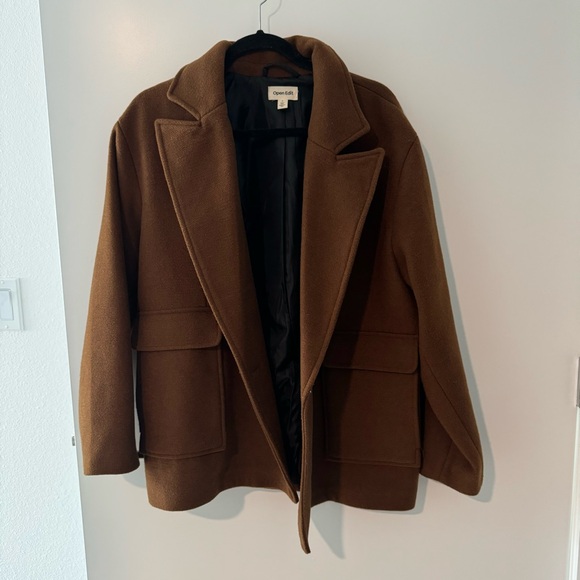 Open Edit brown jacket - Picture 3 of 4